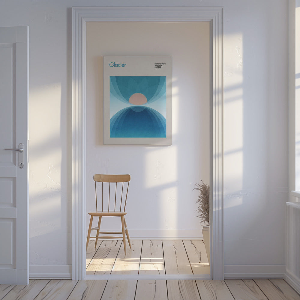 Serene Glacier View | Canvas