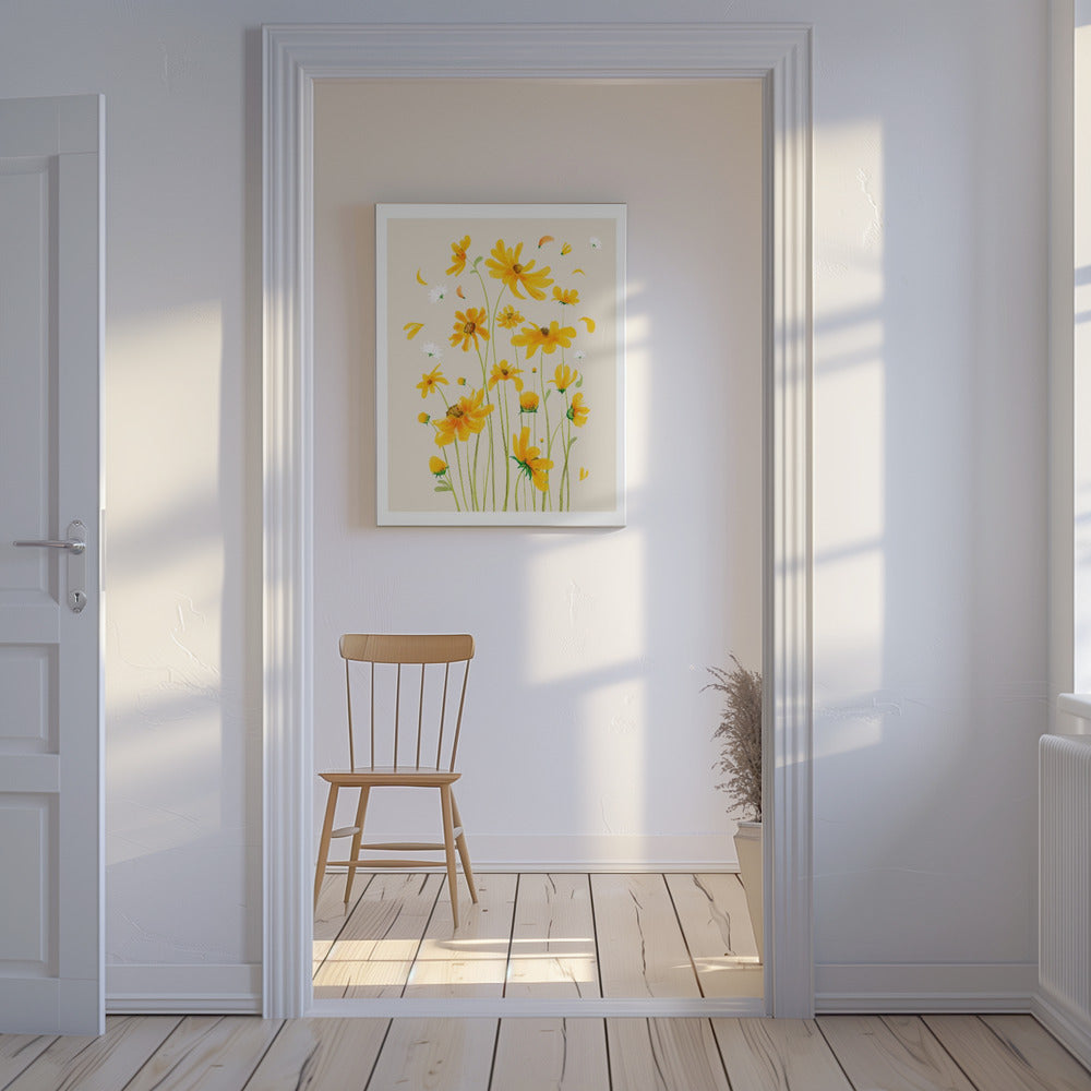 Golden Blossoms | Canvas