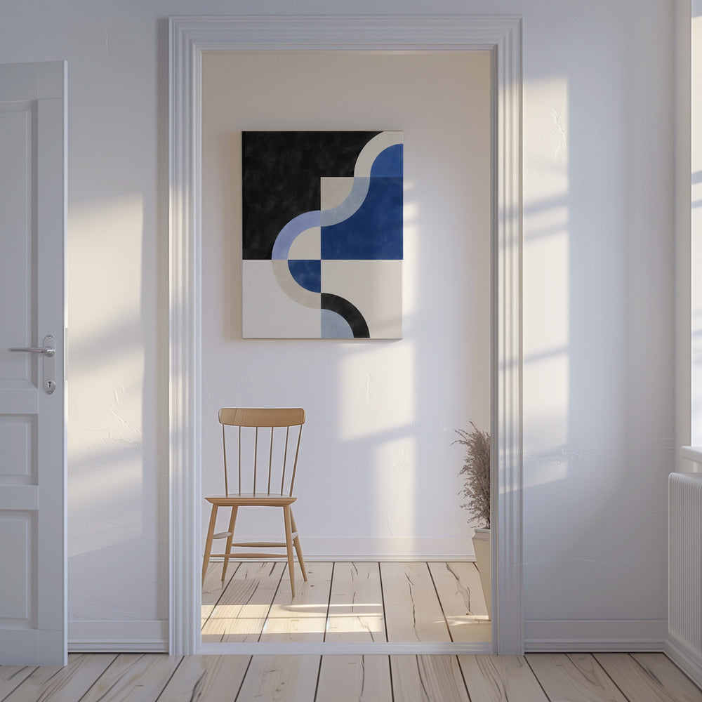 Gebogen Harmonie | Canvas