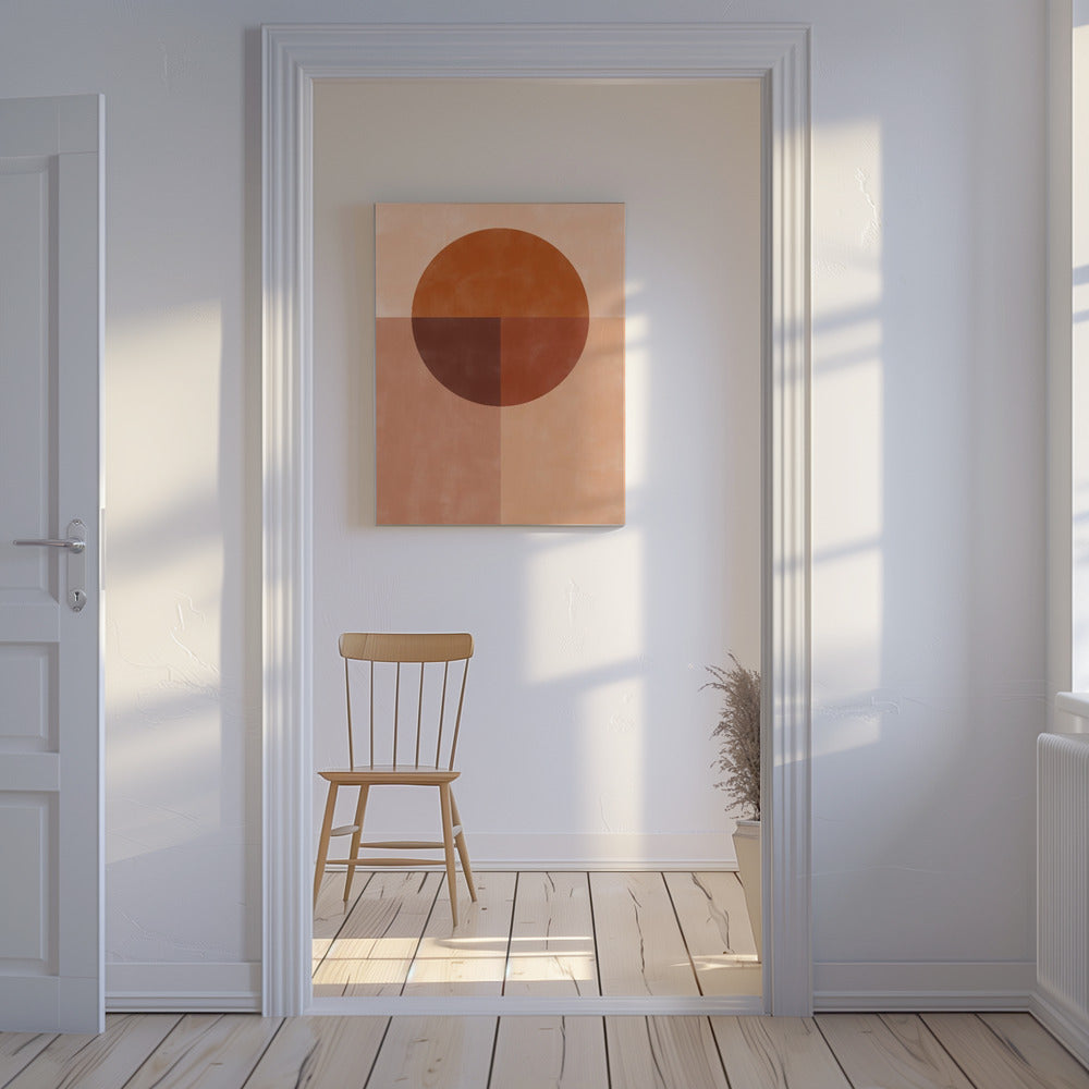 Aardetinten Balans | Canvas
