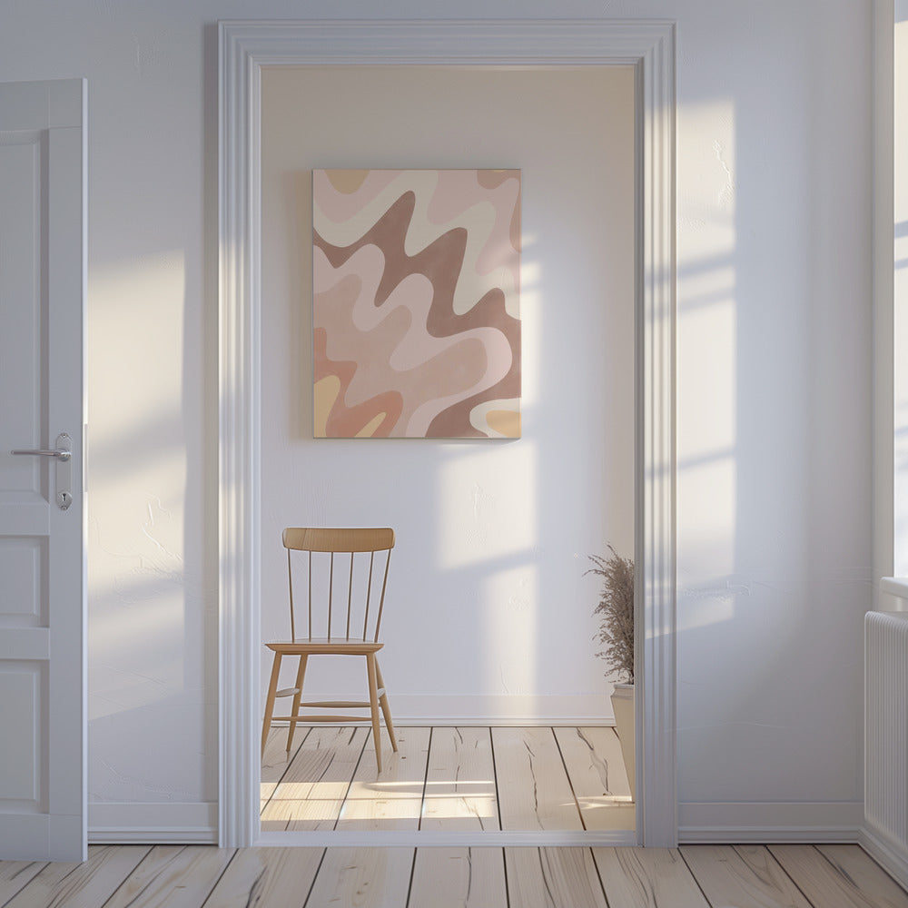 Dromerig golvenlandschap | Canvas