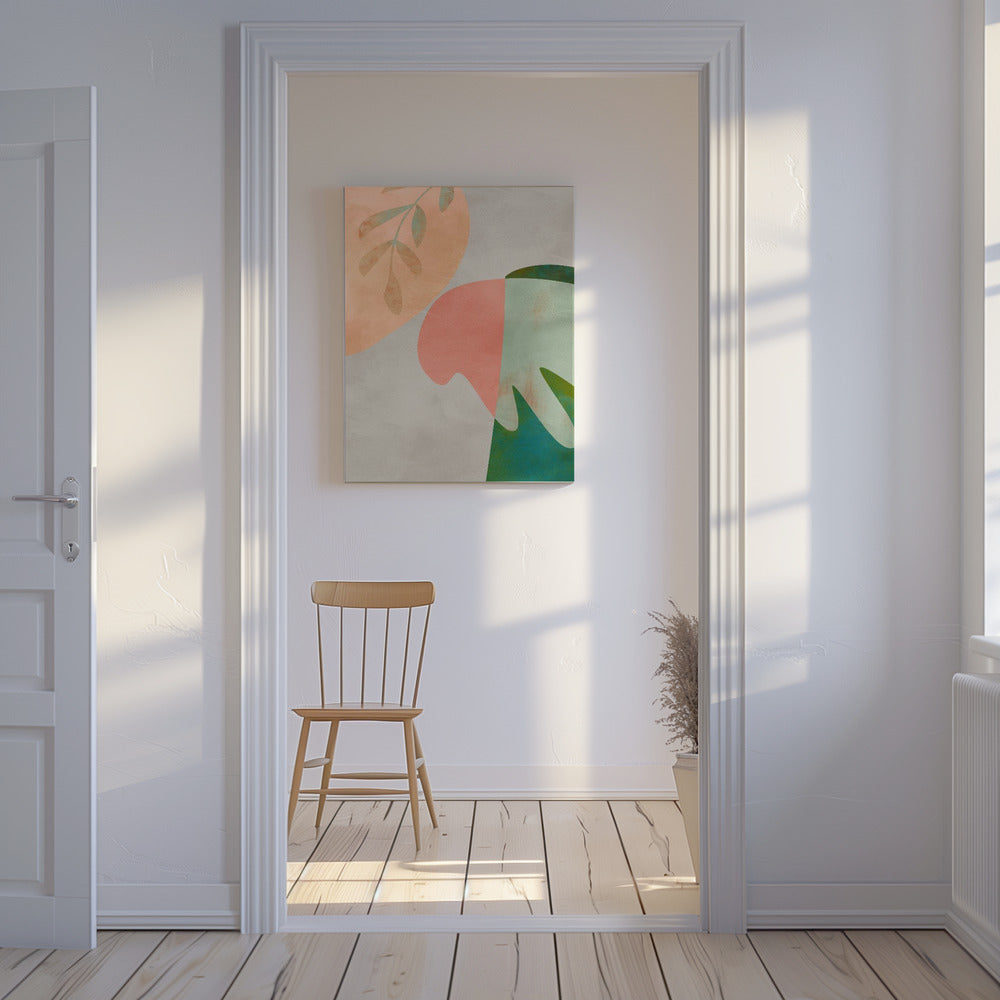 Bladeren uitknippen | Canvas