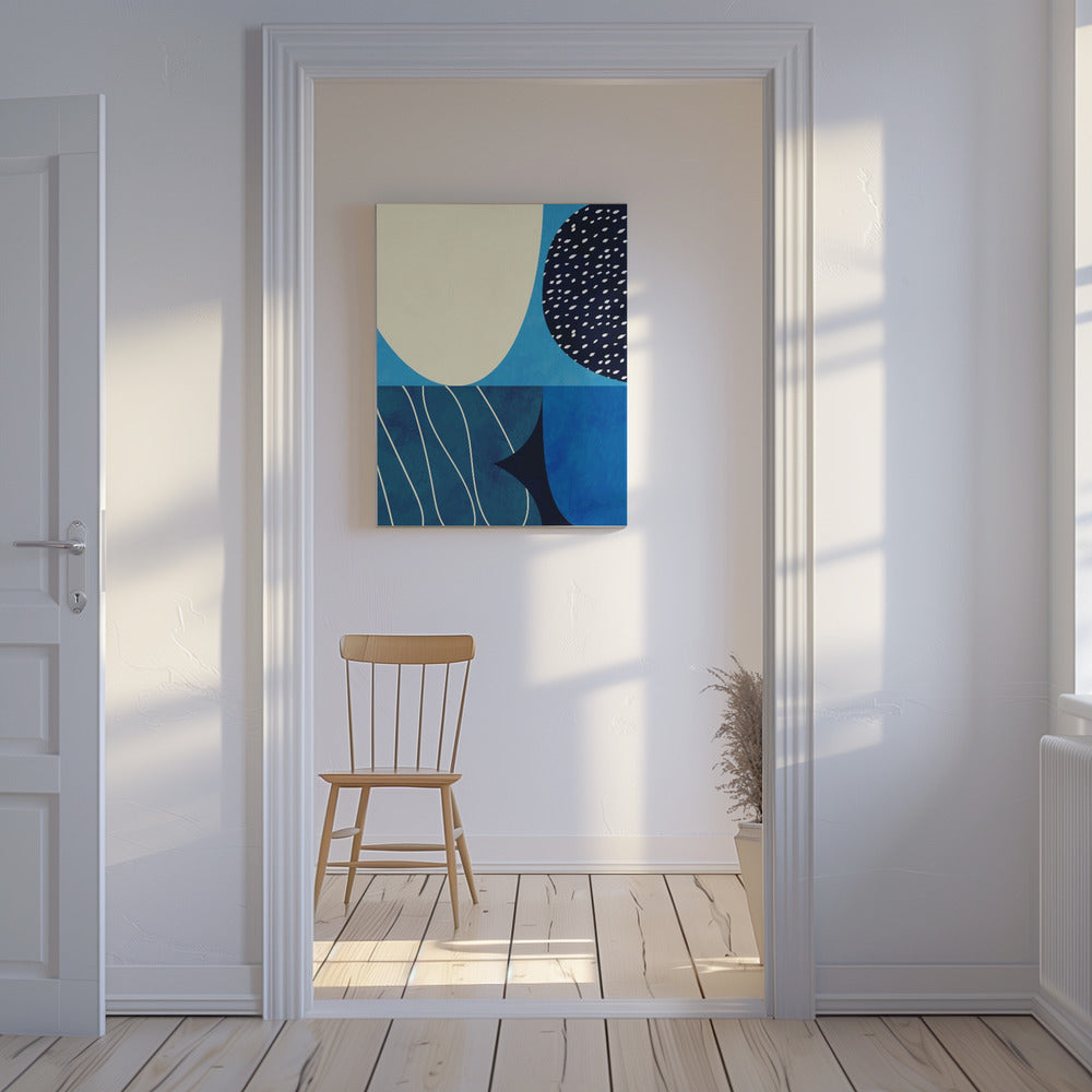 Vormen Play3 2blauw | Canvas