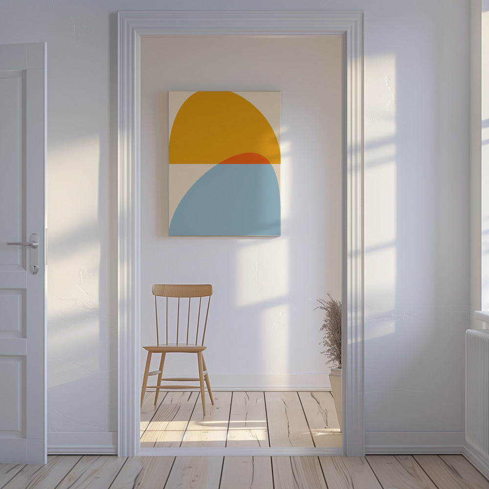 Mid Century Pastel 18 | Canvas