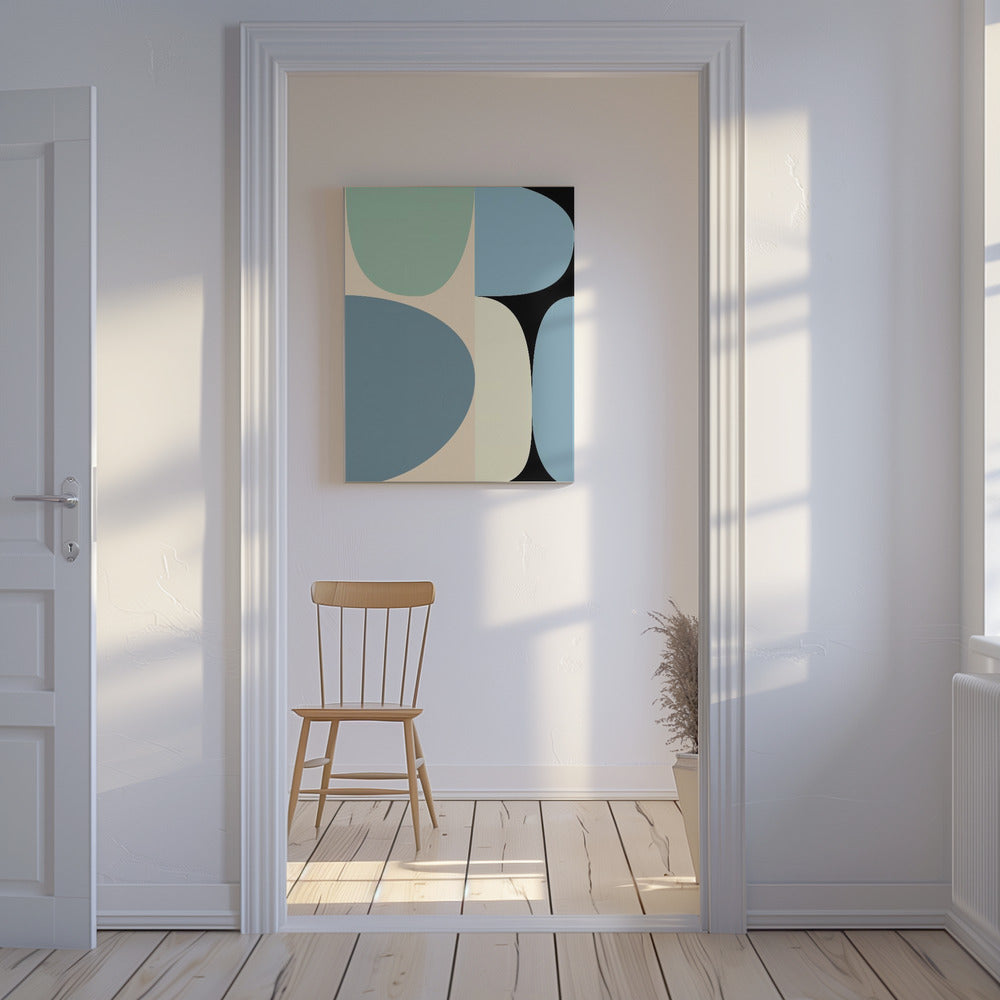 Mid-Century Pastel 17 | Canvas