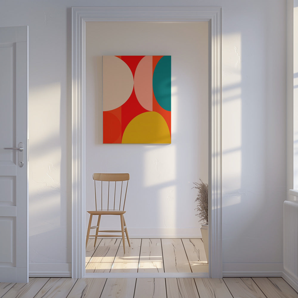 Mid-Century Pastel 13 | Canvas