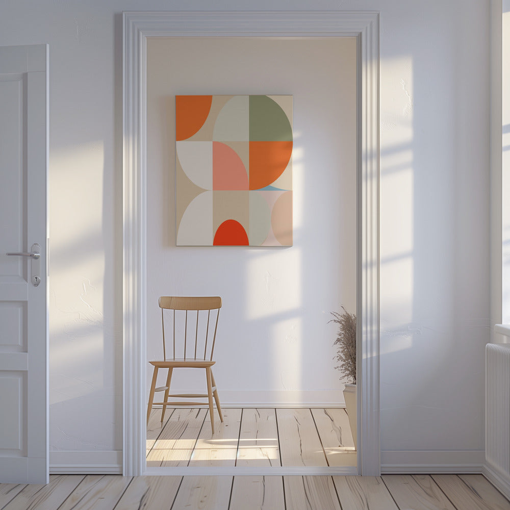 Mid-Century Pastel 12 | Canvas