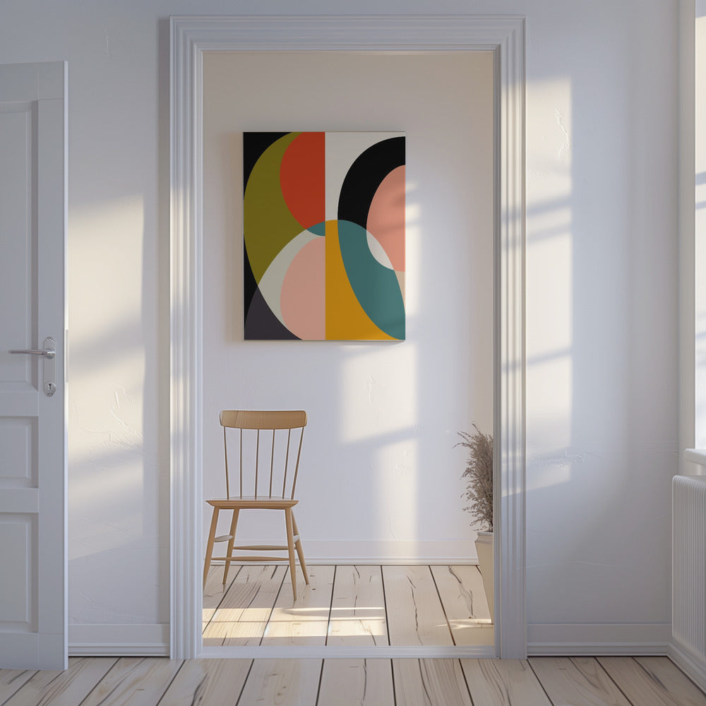 Mid-Century Pastel 11 | Canvas