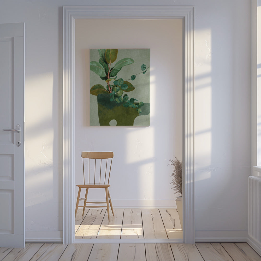 Bladeren Meer 12 | Canvas