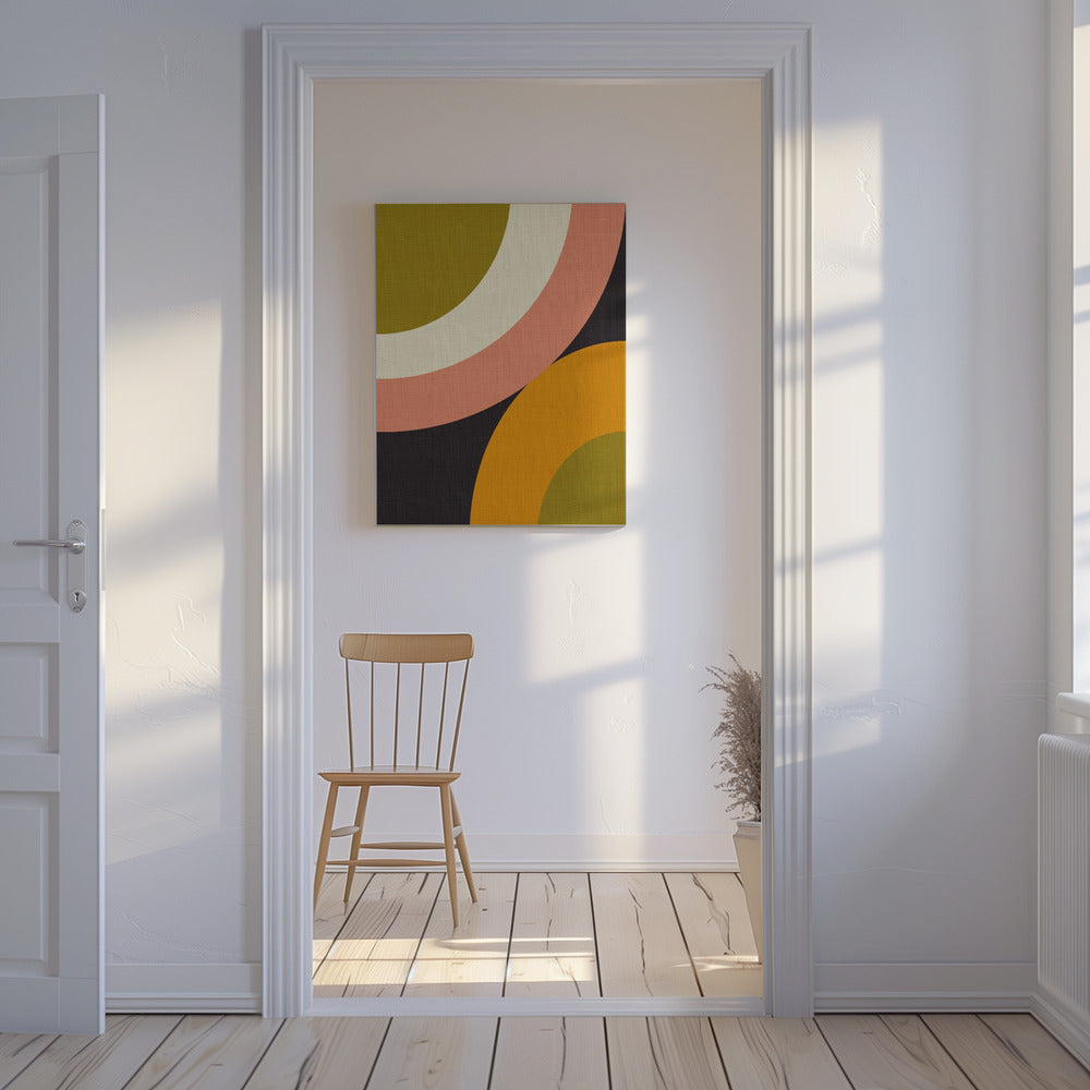 Geo Shapes Herfst 21 Afgerond | Canvas