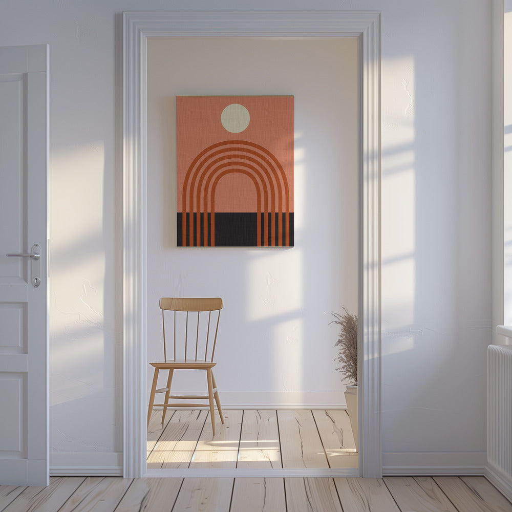 Geo Shapes Herfst 21 Arc | Canvas