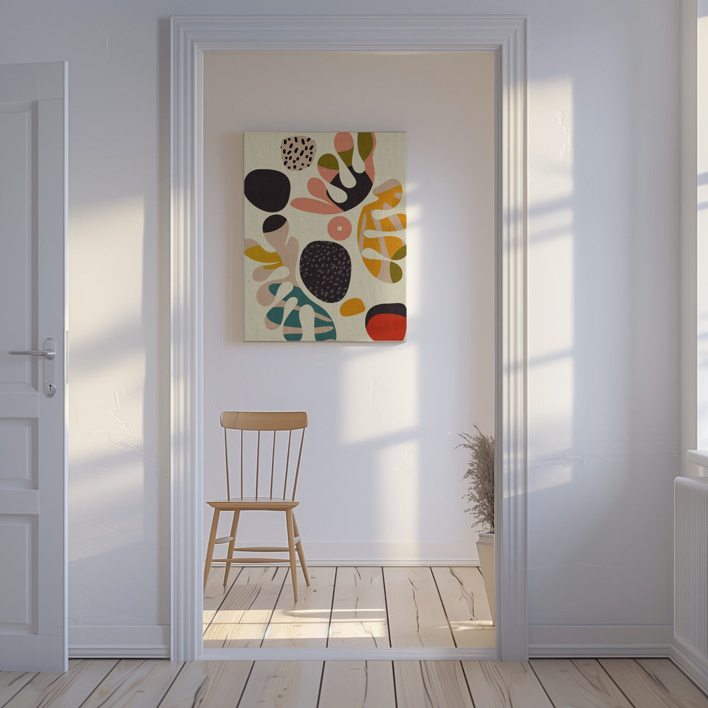 Mid-Century Cut Outs2 | Canvas