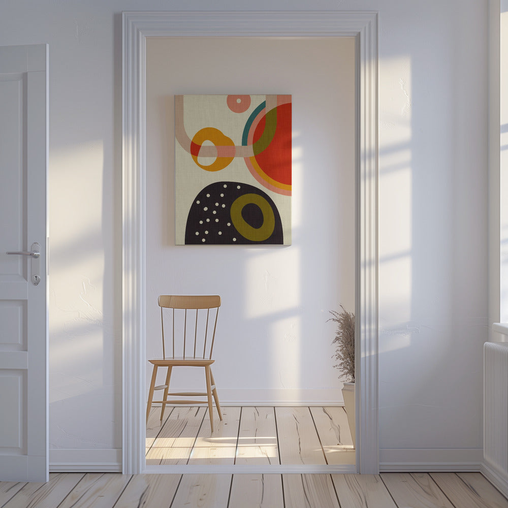 Cirque 4 Kopie uit het midden van de eeuw | Canvas