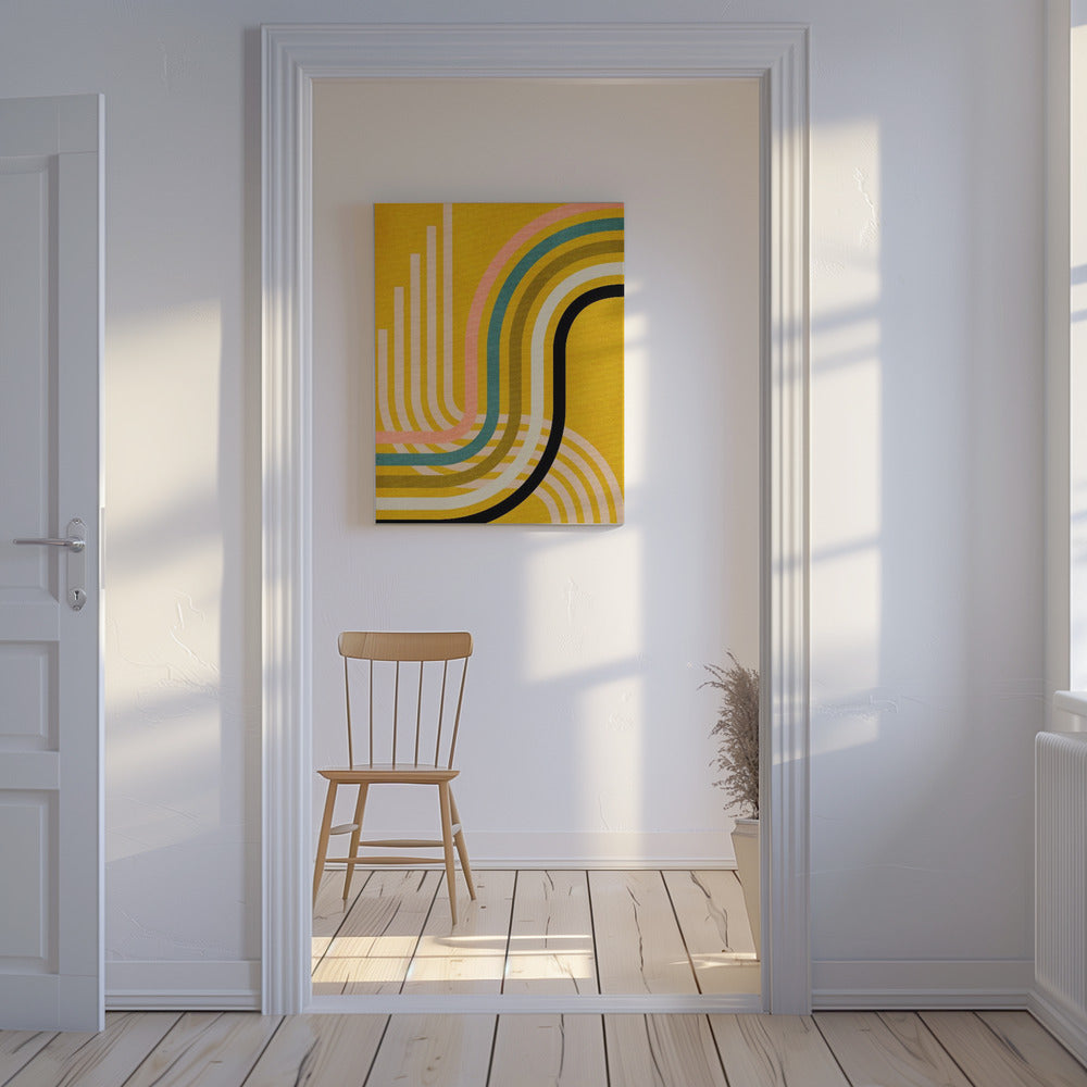 Regenboogzonnen 9 Kopie | Canvas