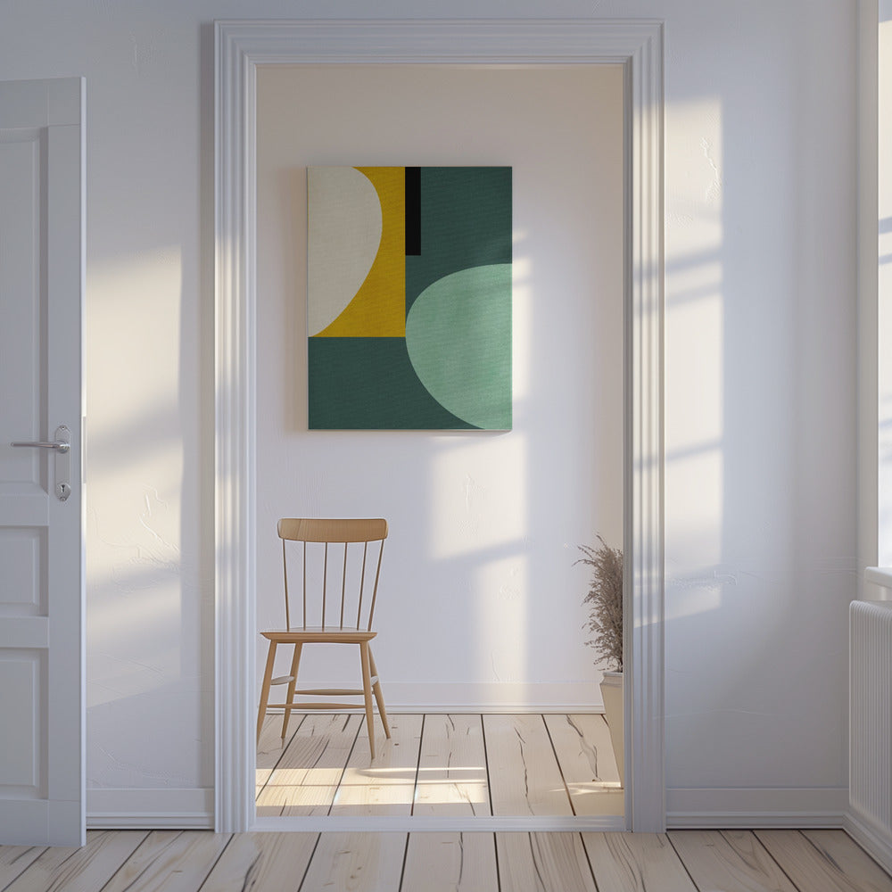 Regenboog Plus Vormen1 | Canvas