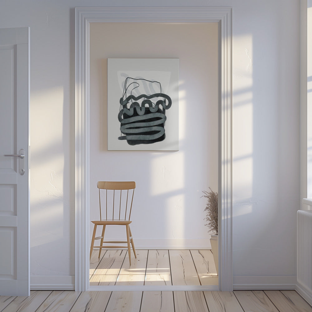 Geschilderde lijnen Swazz 3 Kopie | Canvas