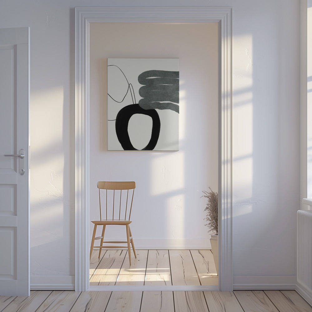 Geschilderde lijnen Swazz Kopie | Canvas