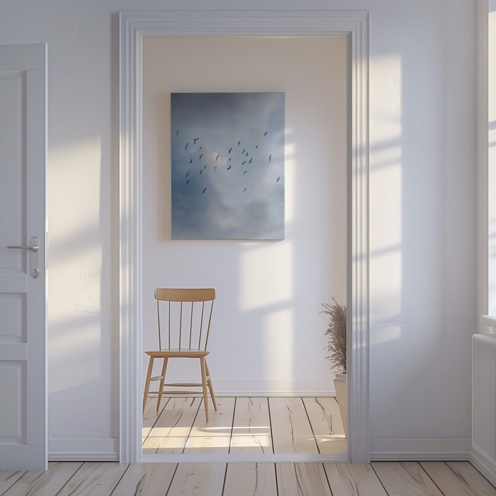 Vrij als een vogel | Canvas