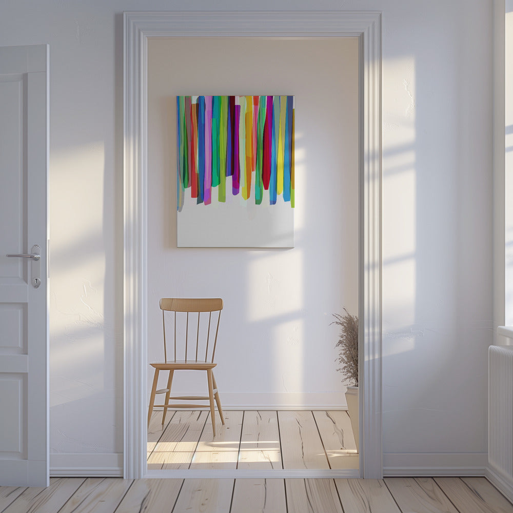 Colorful Stripes 2 | Canvas