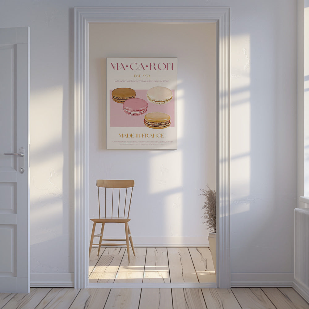 Franse Macaron Delight | Canvas