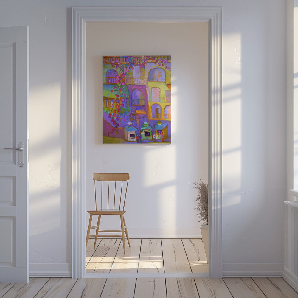 Vibrant Streetscape | Canvas