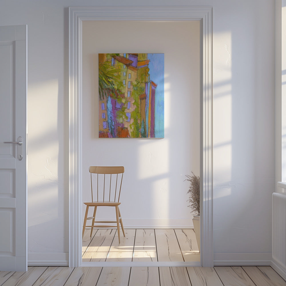 Sunlit Balconies | Canvas