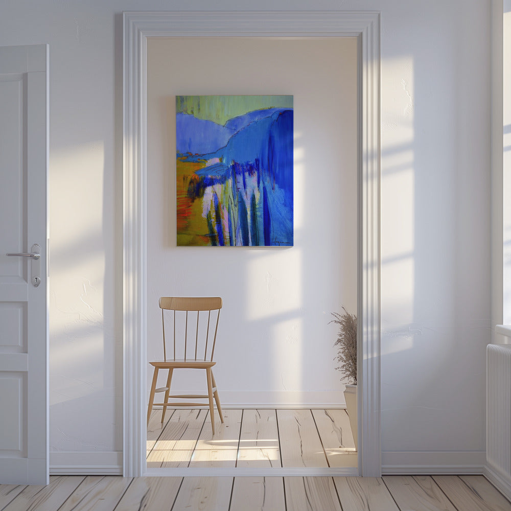 Blue Cascade Dreams | Canvas