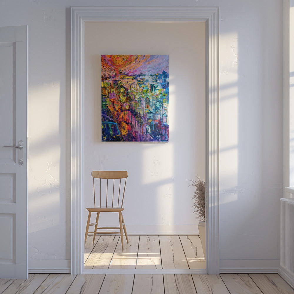 Vibrant Cityscape | Canvas