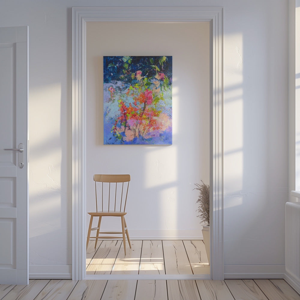 Door de natuur geïnspireerd abstract | Canvas