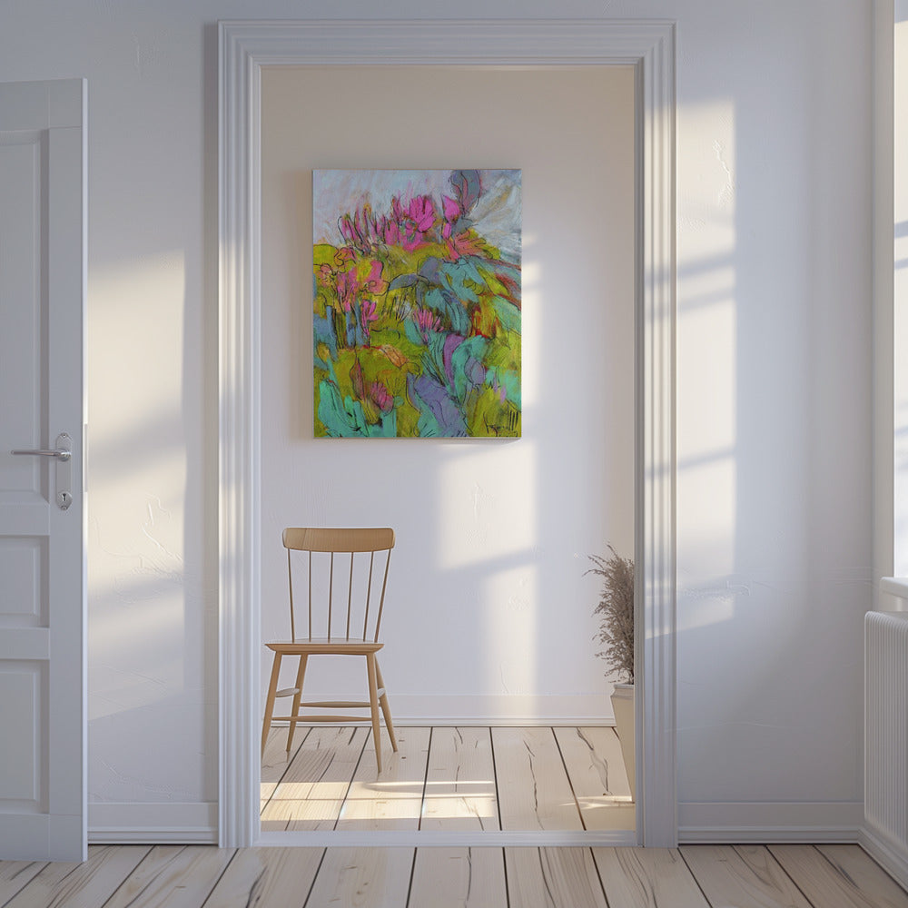 Speelse tuindromen | Canvas