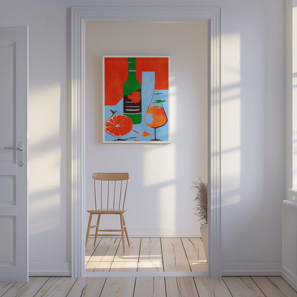 Zonnig picknicken in het park | Canvas