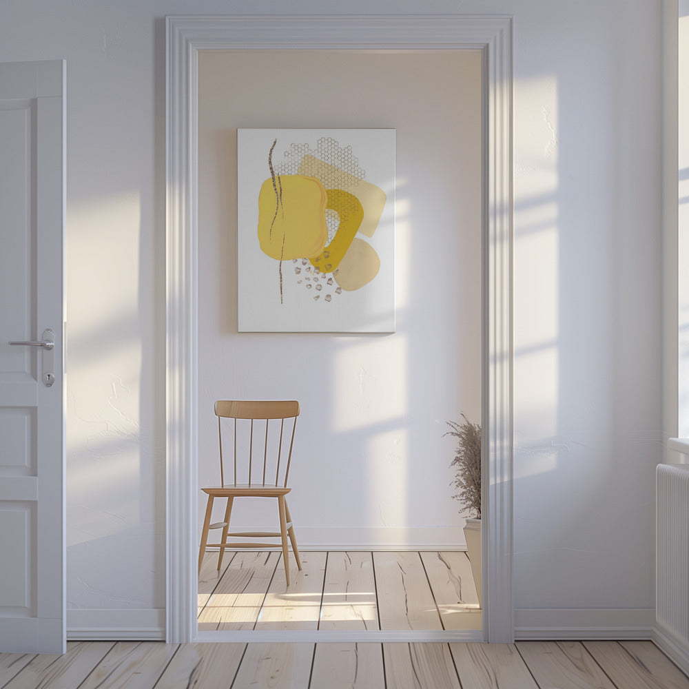 Maanlicht goud | Canvas