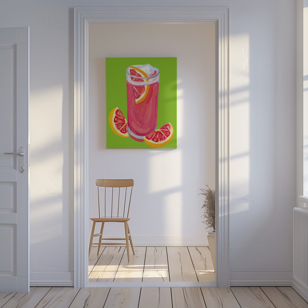 Grapefruit Paloma Pistachio | Canvas