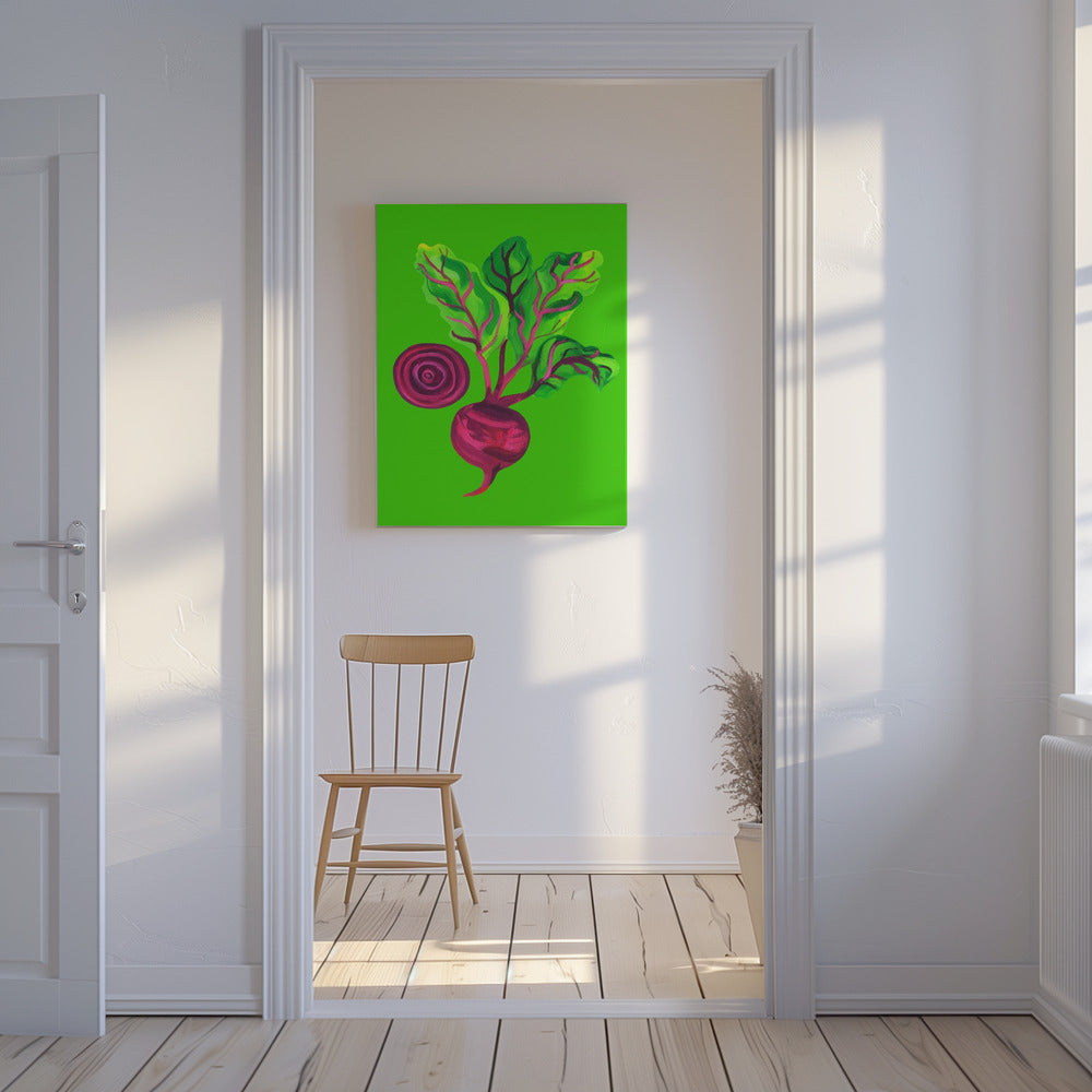 Bietenwerveling Groen | Canvas