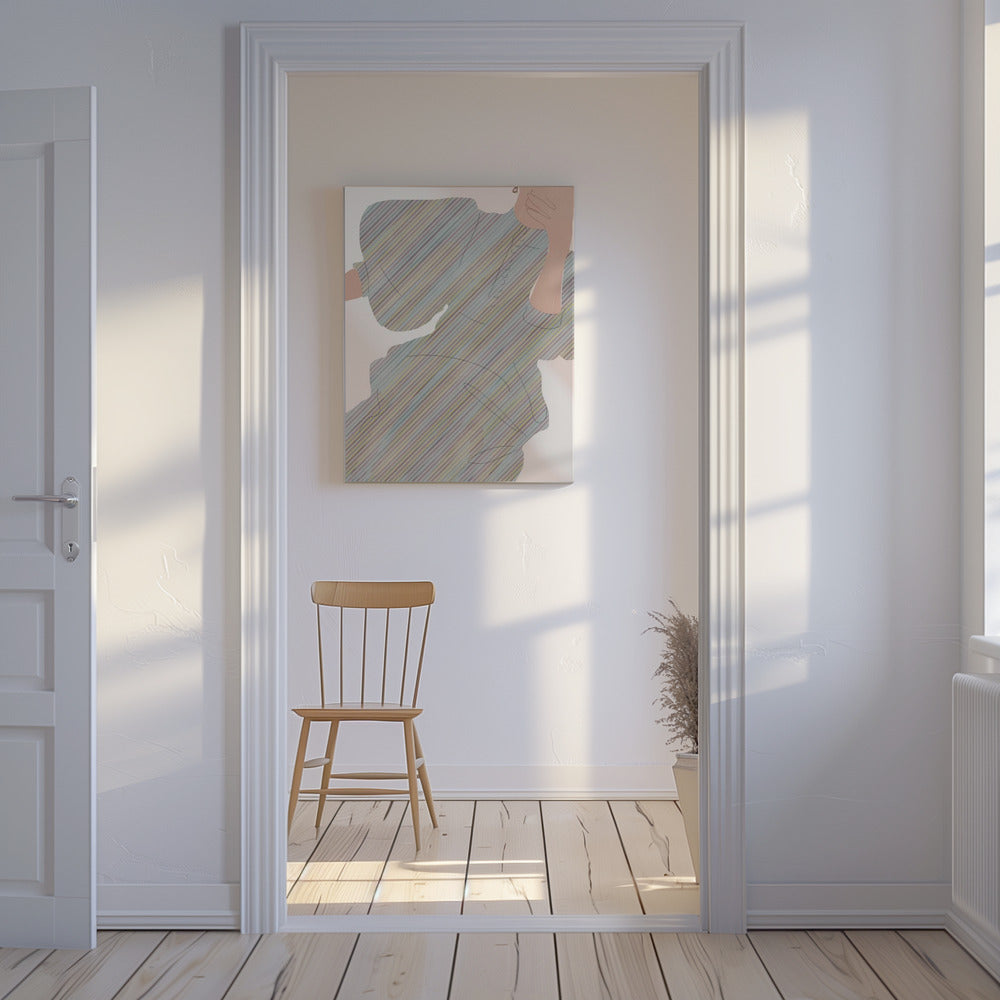Striped Elegance | Canvas