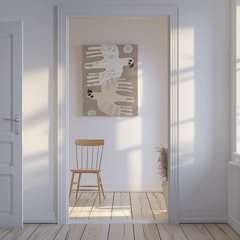 Dubbele Vlucht Harmonie | Canvas
