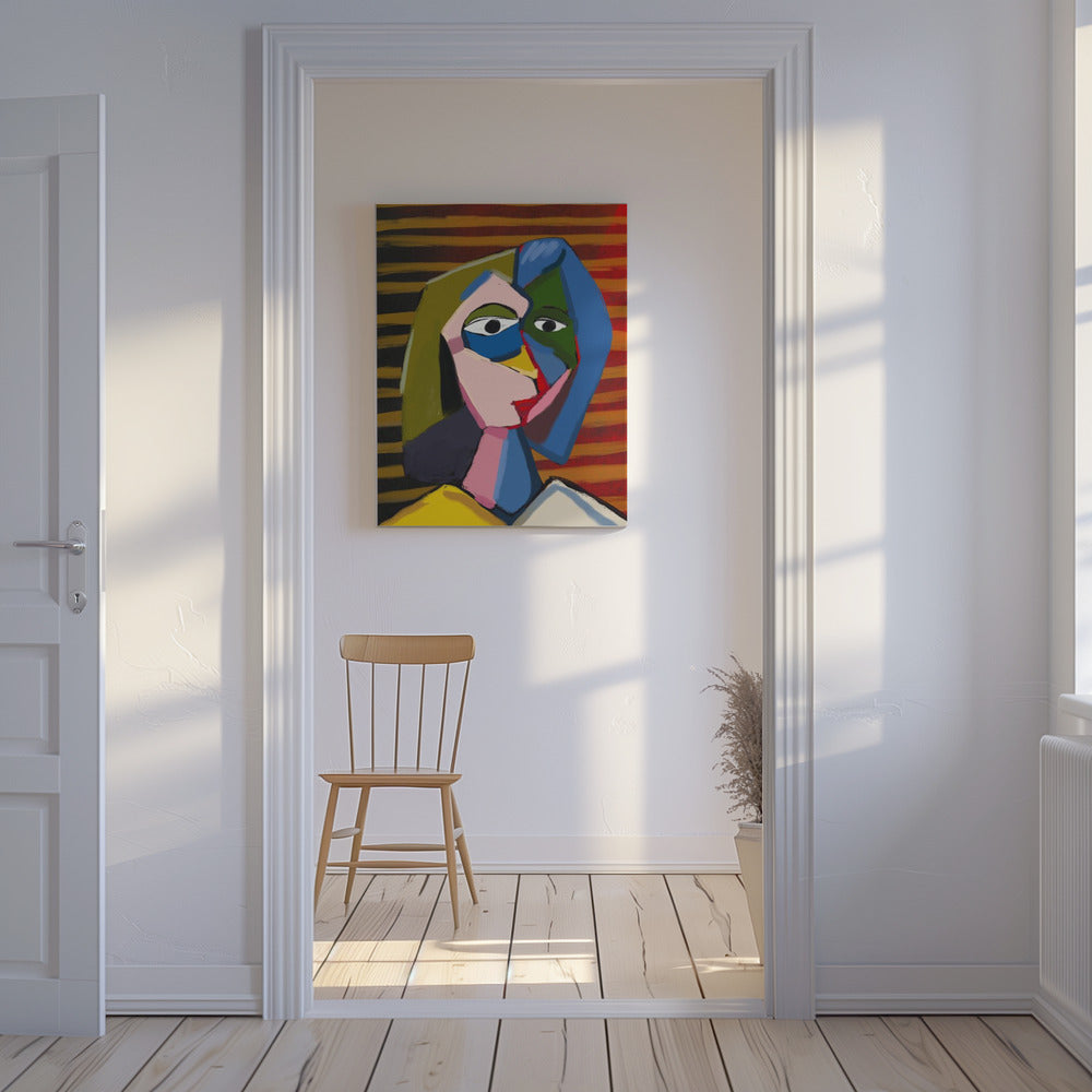 Potrait inspired by picasso | Canvas