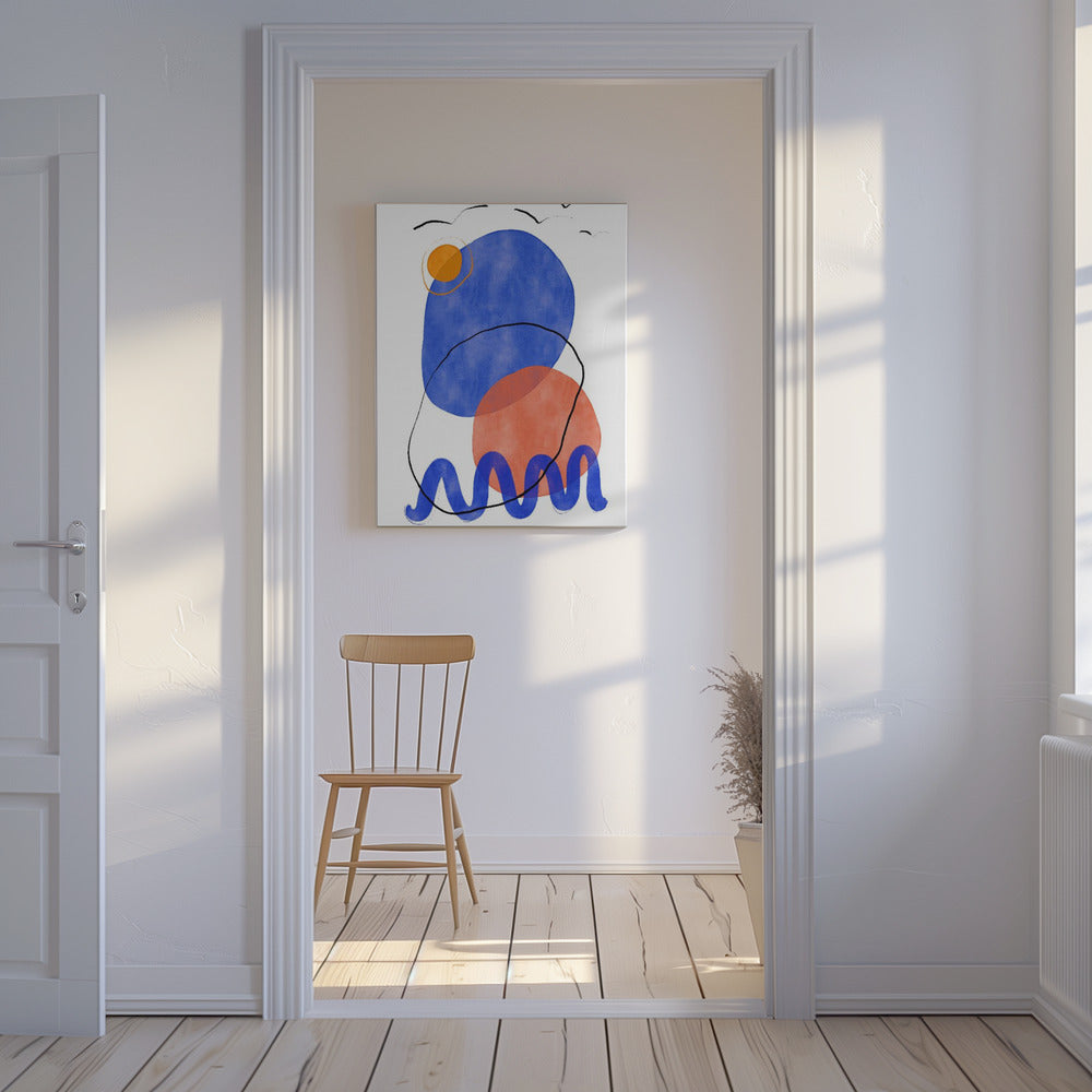 Abstracte Eenzaamheid | Canvas