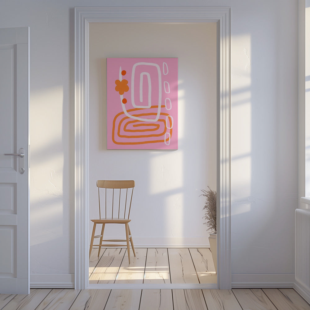 Spiraalvormig Bloomscape | Canvas