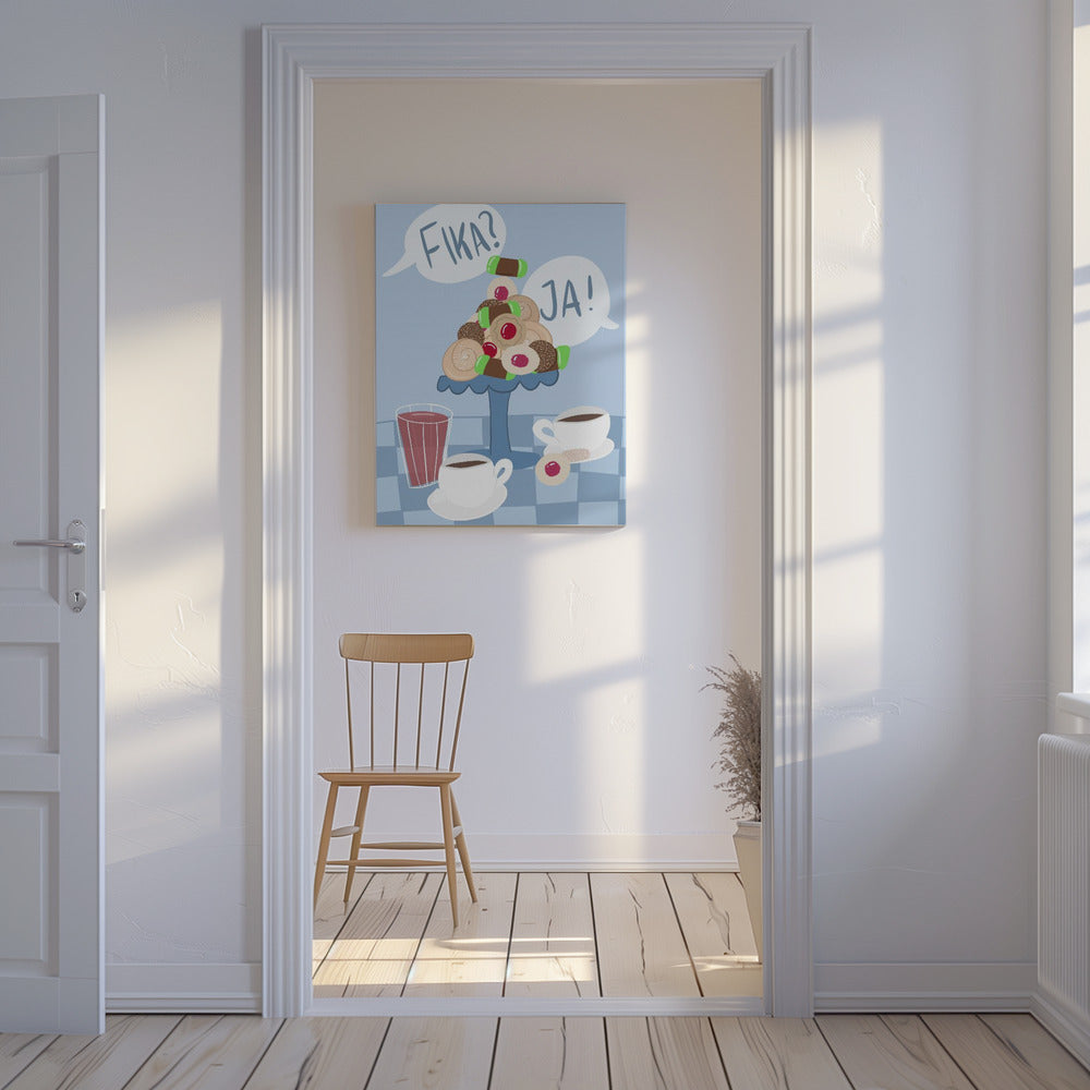 Zweedse Fika Delight | Canvas