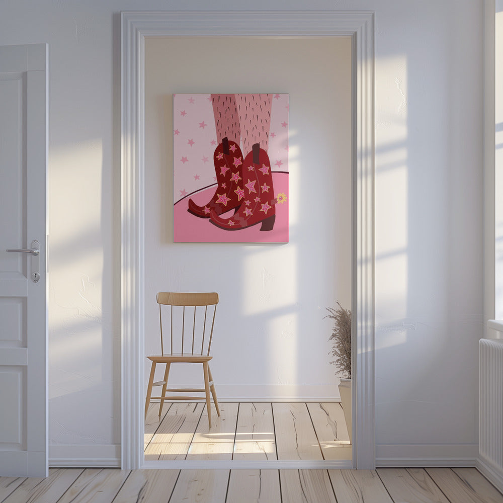 Sterrenlaarzen | Canvas
