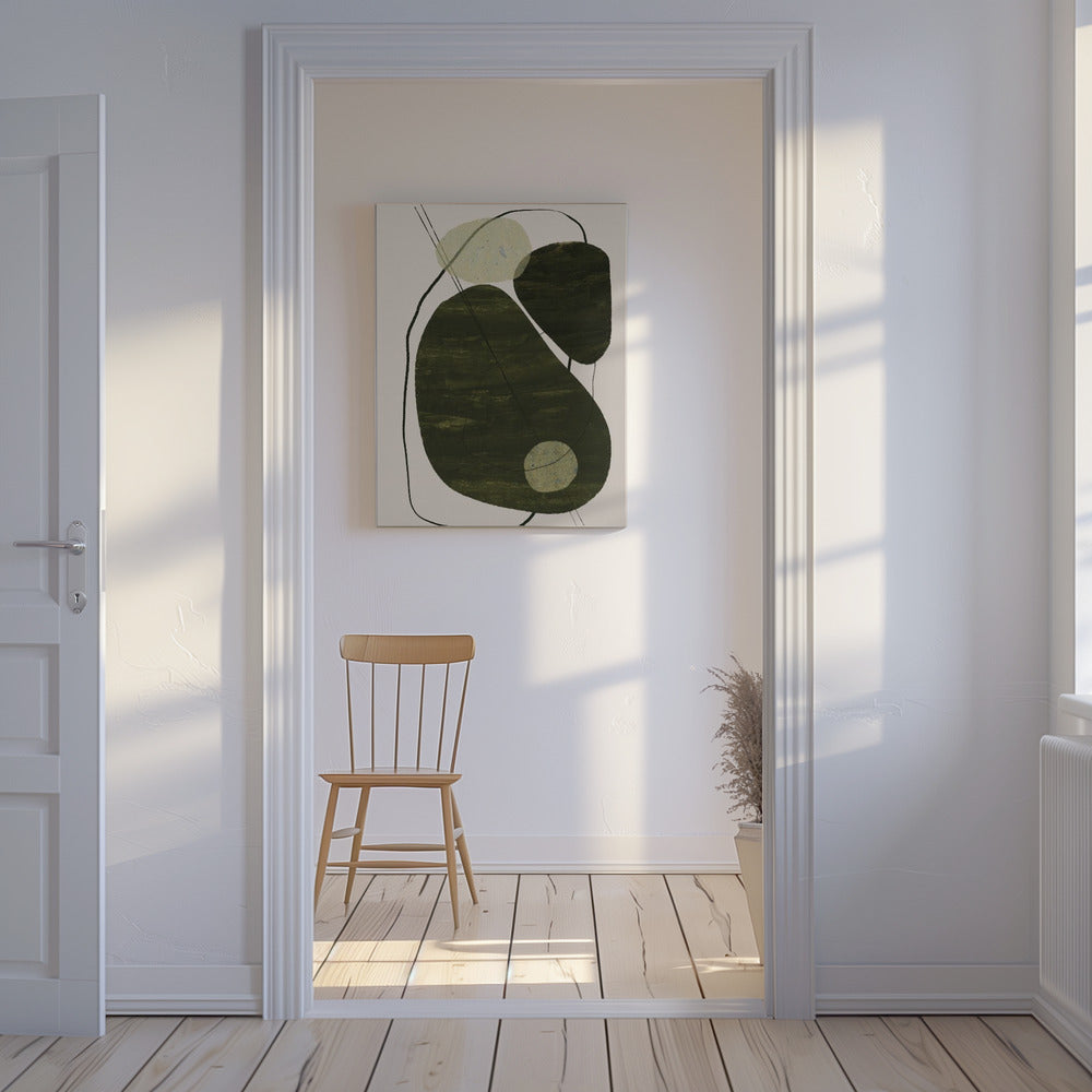 Aardse abstractie | Canvas