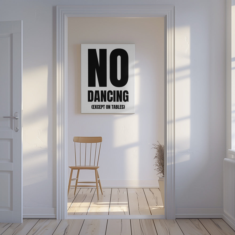 Alleen tafelbewegingen | Canvas