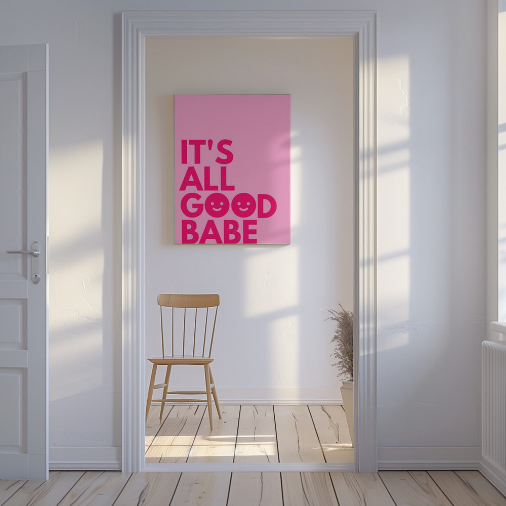 Roze Cheer Vibes | Canvas