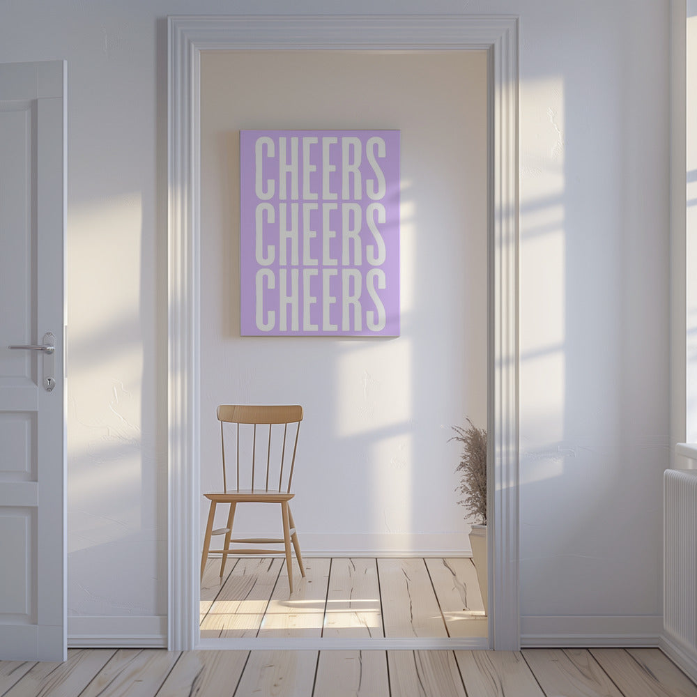 Driedubbele Cheers Delight | Canvas