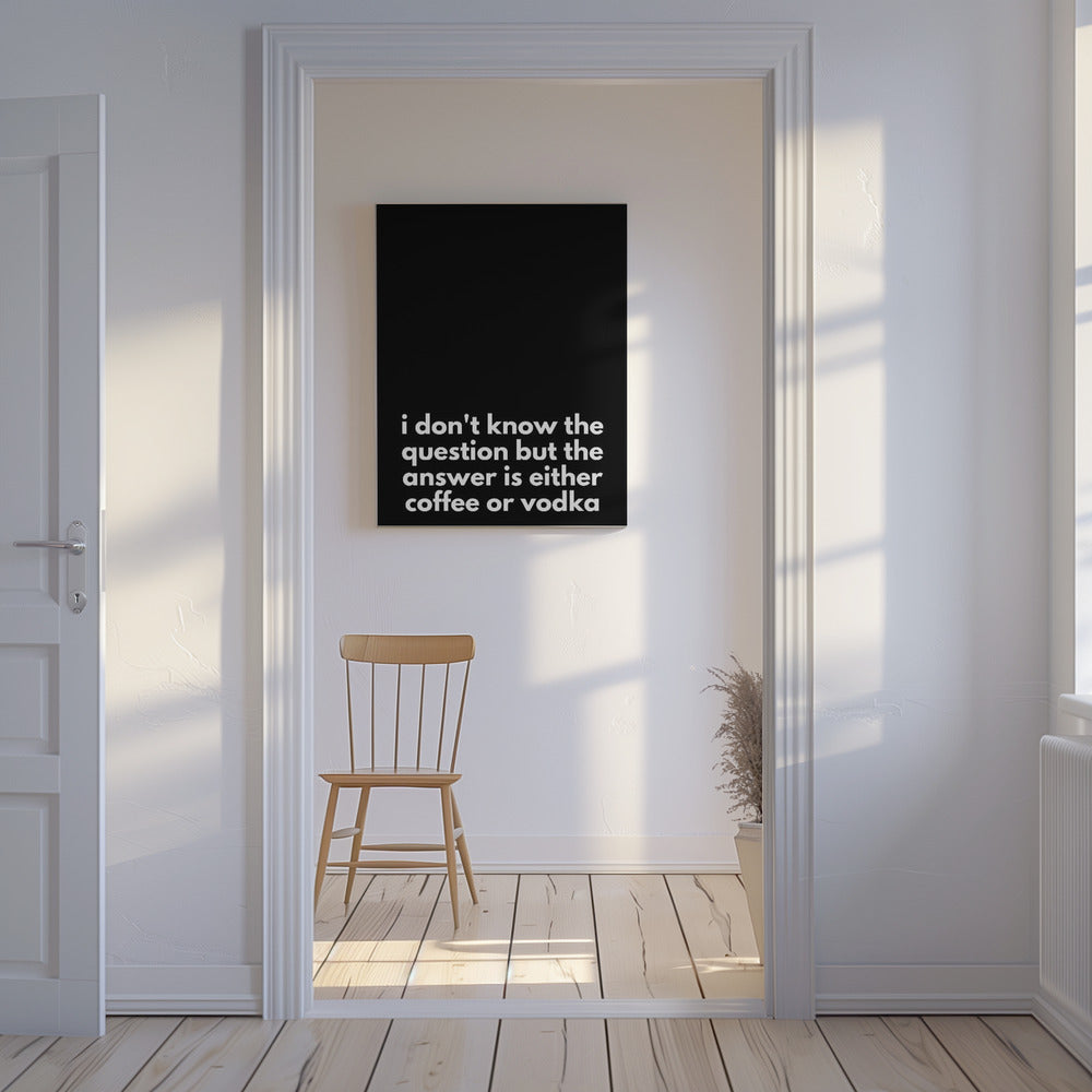 Koffie of wodka dilemma | Canvas