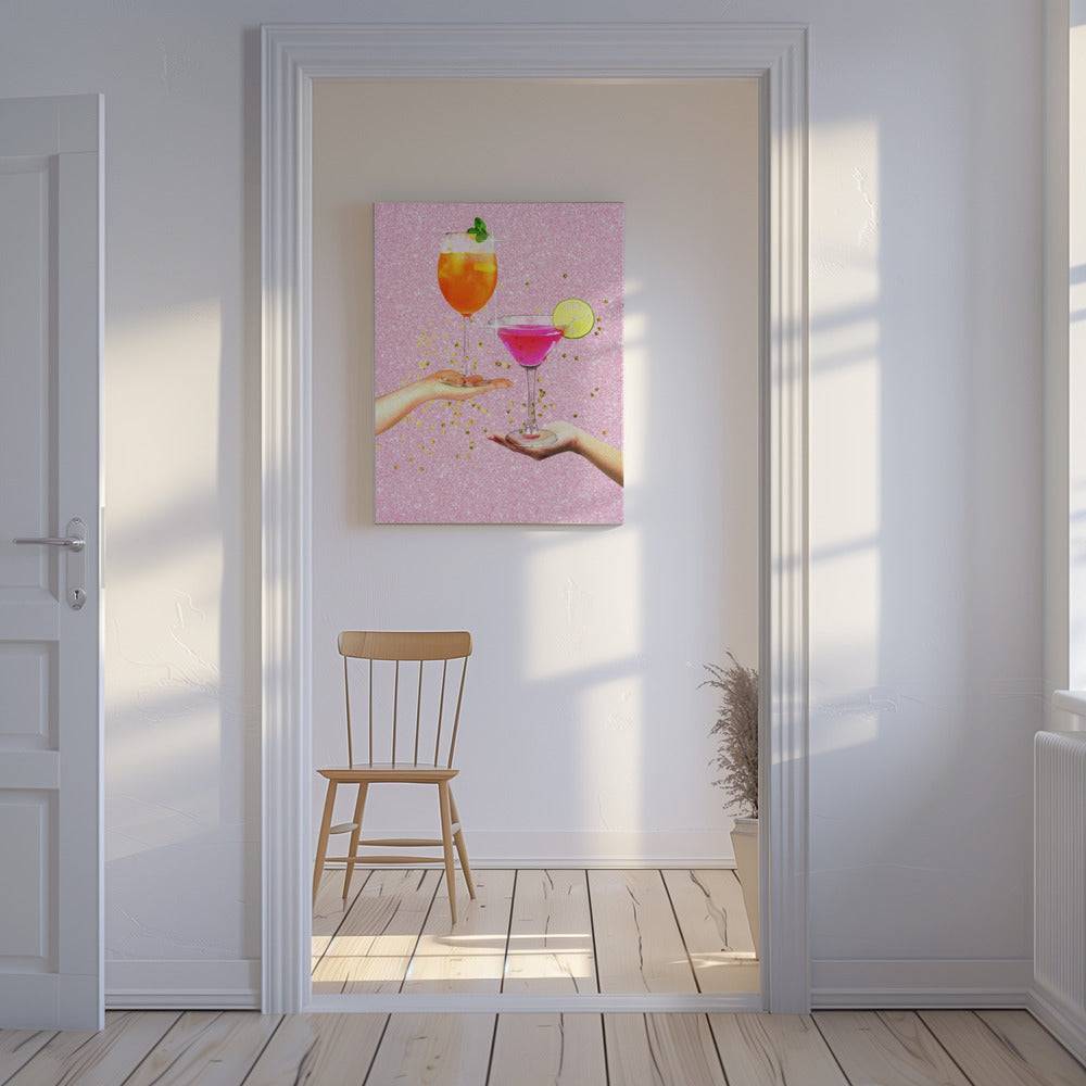 Sparkling Cheers | Canvas