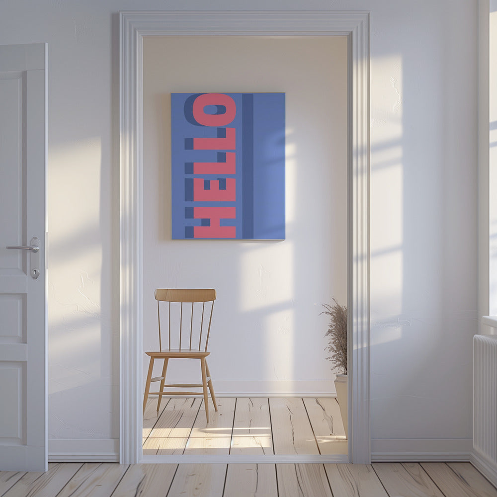 Retro Greeting | Canvas
