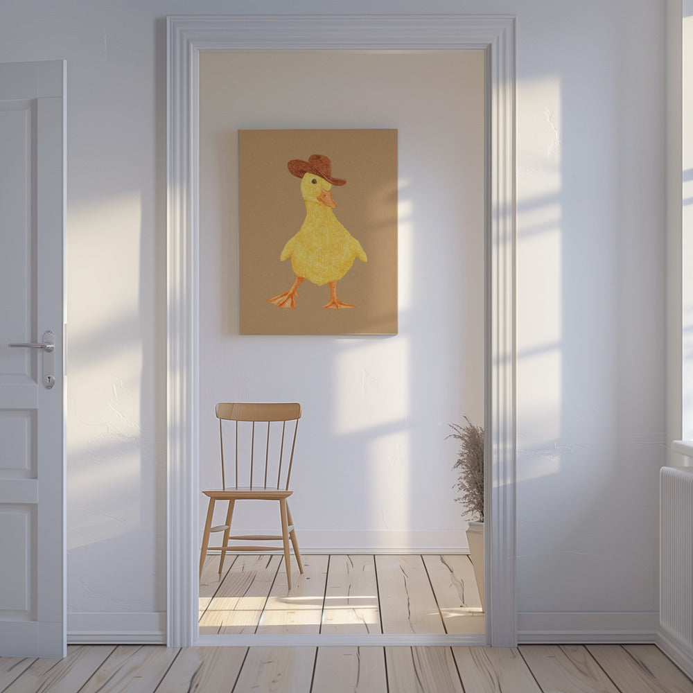 Daphne het Cowgirl Eendje | Canvas