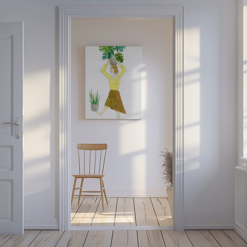 Plantenmoeder | Canvas